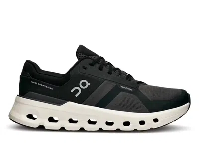 On Men's Cloudrunner 2 Running Trainers Sneakers In Eclipse Black