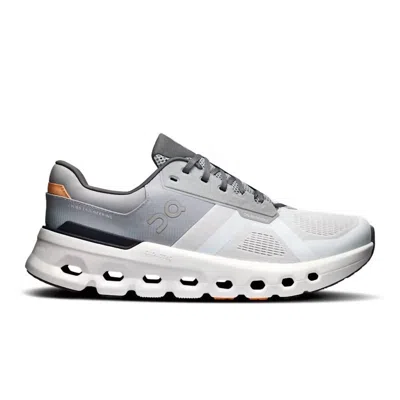 On Men Cloudrunner 2 Shoes In Ivory In Multi