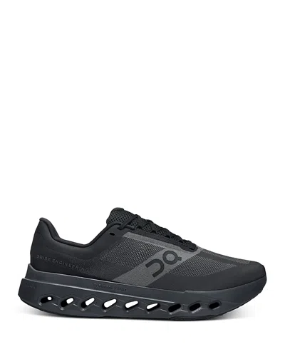 On Black Cloudsurfer Next Sneakers In Black/black/gray