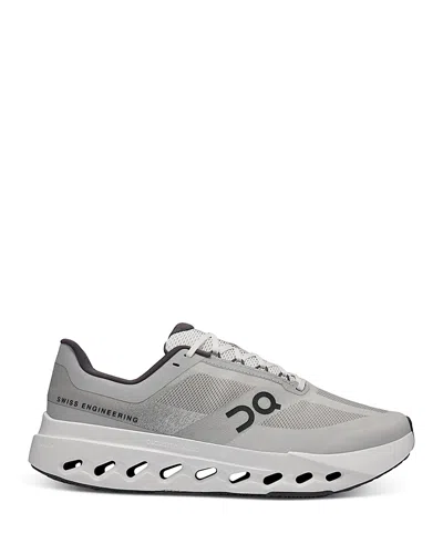 On Cloudsurfer Next Rubber-trimmed Mesh Running Sneakers In White