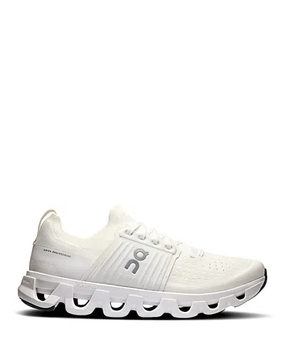 ON MEN'S CLOUDSWIFT 4 AD BLACK SNEAKERS