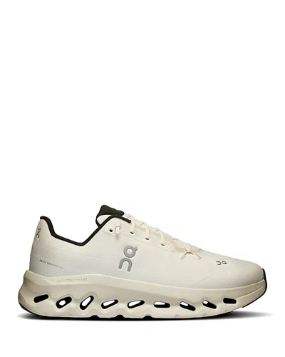 On Cloudtilt Stretch-knit Sneakers In White