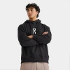 On Mens Black Perform All Day Logo-printed Cott-jersey Hoody Xxl In Multi