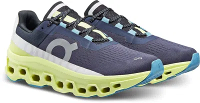 Pre-owned On Men's  Brand Grey/green Cloud Cloudmster Cloudtec Oc Running Shoes
