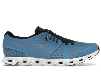 Pre-owned On Men's  Running Cloud 5 Blue Sneakers In Niagara/black