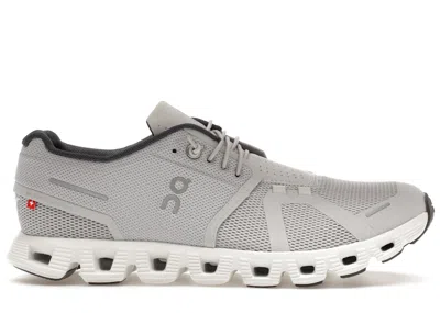 Pre-owned On Men's  Running Cloud 5 Grey Sneakers In Glacier/white