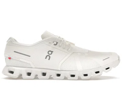 Pre-owned On Men's  Running Cloud 5 Sneakers In Undyed/white