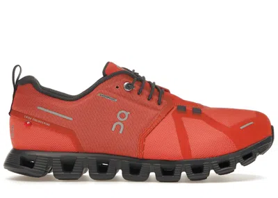 Pre-owned On Men's  Running Cloud 5 Waterproof Sneakers In Flame/eclipse