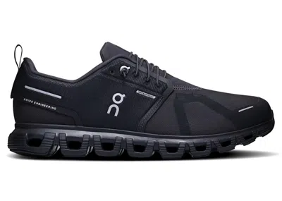 Pre-owned On Men's  Running Cloud 6 Waterproof All Sneakers In Black
