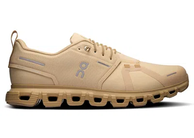 Pre-owned On Men's  Running Cloud 6 Waterproof Sneakers In Sand/dune