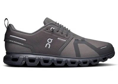 Pre-owned On Men's  Running Cloud 6 Waterproof Sneakers In Thorn/black