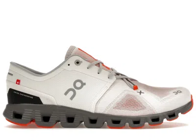 Pre-owned On Men's  Running Cloud X 3 Sneakers In Ivory/alloy