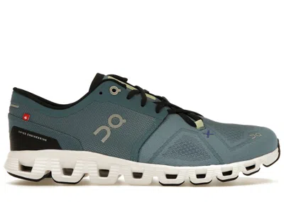 Pre-owned On Men's  Running Cloud X 3 Sneakers In Pewter/white