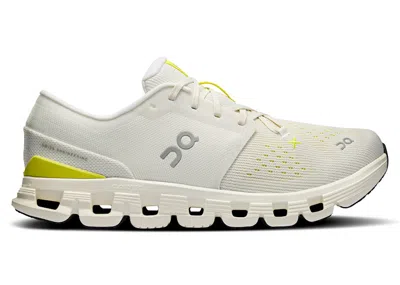Pre-owned On Men's  Running Cloud X 4 Sneakers In Ivory/lime