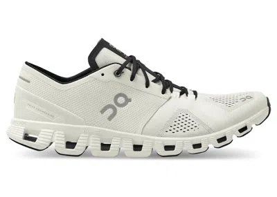 Pre-owned On Men's  Running Cloud X Sneakers In White/black
