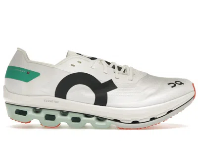 Pre-owned On Men's  Running Cloudboom Echo Sneakers In White/mint
