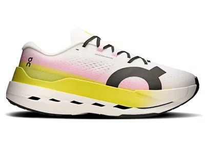 Pre-owned On Men's  Running Cloudboom Max Sneakers In Lime/raspberry