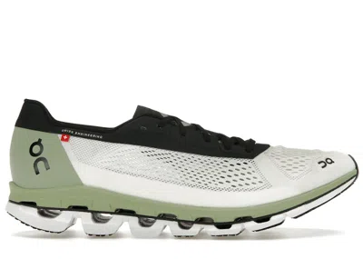 Pre-owned On Men's  Running Cloudboom Sneakers In White/black In Multi