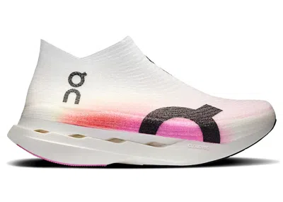 Pre-owned On Men's  Running Cloudboom Strike Lg Sleeve Sneakers In White/raspberry