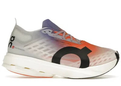 Pre-owned On Men's  Running Cloudboom Strike Prism Capsule Collecti Sneakers In White/flame