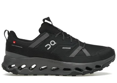 Pre-owned On Men's  Running Cloudhoriz Waterproof Sneakers In Black/eclipse
