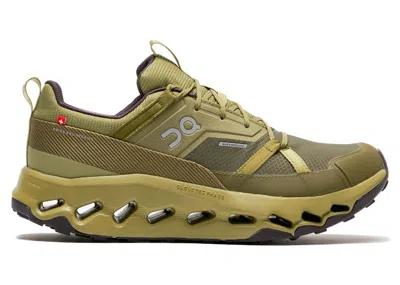 Pre-owned On Men's  Running Cloudhoriz Waterproof Sneakers In Safari/olive In Green