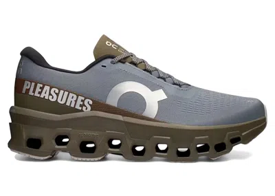 Pre-owned On Men's  Running Cloudmster 2 Plstl Pleasures Sneakers In Mist/olive