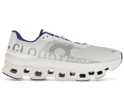 Pre-owned On Men's  Running Cloudmster Lunar New Year Sneakers In White/indigo