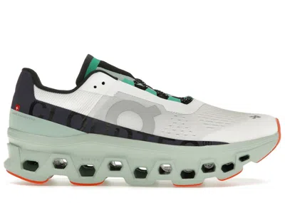 Pre-owned On Men's  Running Cloudmster Sneakers In Undyed White/creek