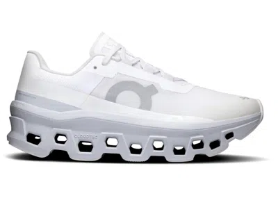 Pre-owned On Men's  Running Cloudmster Sneakers In White/glacier