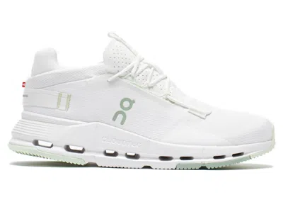 Pre-owned On Men's  Running Cloudnova 2 Sneakers In White/sage