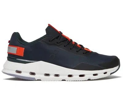 Pre-owned On Men's  Running Cloudnova Form Sneakers In Black/flame In Multi