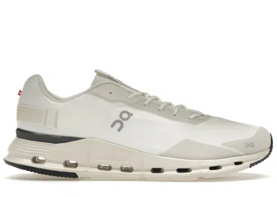 Pre-owned On Men's  Running Cloudnova Form Sneakers In White/eclipse