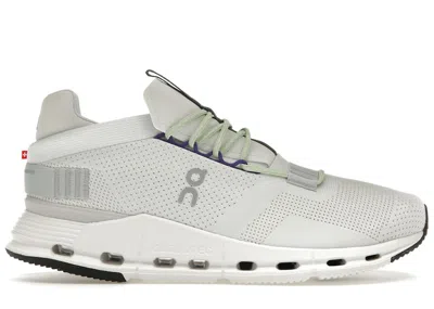 Pre-owned On Men's  Running Cloudnova Grey Purple Sneakers In White/mineral