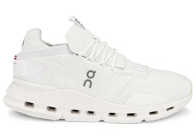 Pre-owned On Men's  Running Cloudnova Sneakers In All White