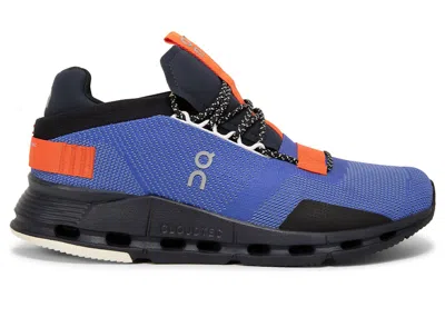 Pre-owned On Men's  Running Cloudnova Sneakers In Cobalt Blue/flame
