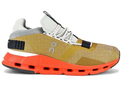 Pre-owned On Men's  Running Cloudnova Sneakers In Cumin/flame In Multi