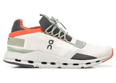 Pre-owned On Men's  Running Cloudnova Sneakers In Silver/orange