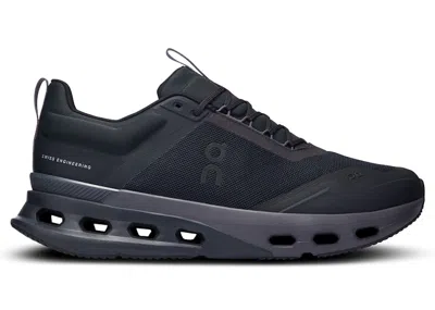 Pre-owned On Men's  Running Cloudnova X Sneakers In Black/eclipse