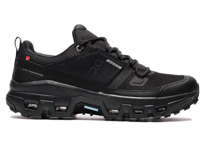Pre-owned On Men's  Running Cloudrock Low Waterproof All Sneakers In Black