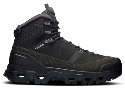 Pre-owned On Men's  Running Cloudrock Trek Waterproof Sneakers In Black