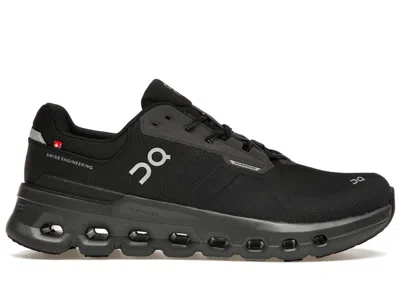Pre-owned On Men's  Running Cloudrunner 2 Waterproof Sneakers In Magnet/black