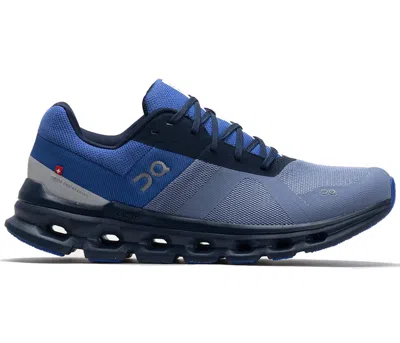 Pre-owned On Men's  Running Cloudrunner Sneakers In Shale/cobalt Blue