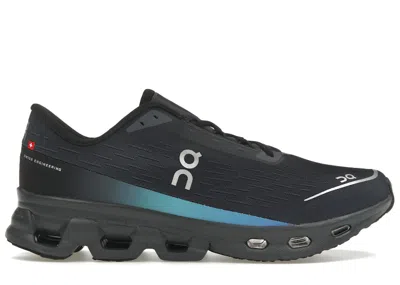 Pre-owned On Men's  Running Cloudspark Sneakers In Black/blueberry In Multi