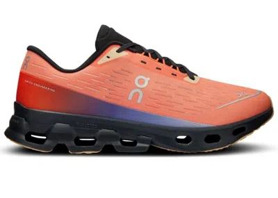 Pre-owned On Men's  Running Cloudspark Sneakers In Flame/black In Multi