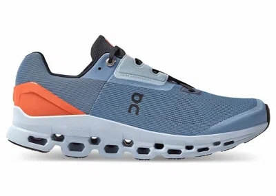 Pre-owned On Men's  Running Cloudstratus Blue Orange Sneakers In Lake/flare In Multi