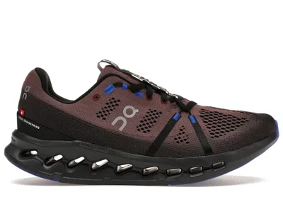 Pre-owned On Men's  Running Cloudsurfer Sneakers In Black/cobalt Blue In Multi