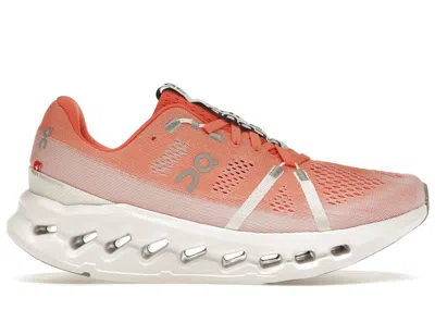 Pre-owned On Men's  Running Cloudsurfer Sneakers In Flame/white