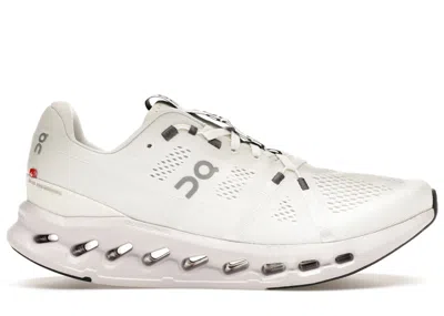 Pre-owned On Men's  Running Cloudsurfer Sneakers In White/frost