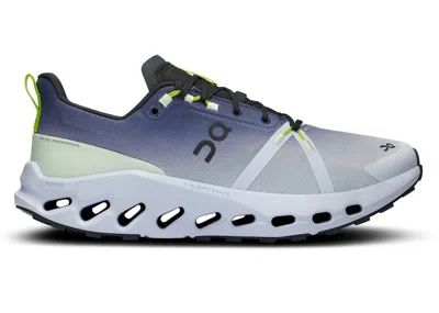 Pre-owned On Men's  Running Cloudsurfer Trail Waterproof Sneakers In Black/heather